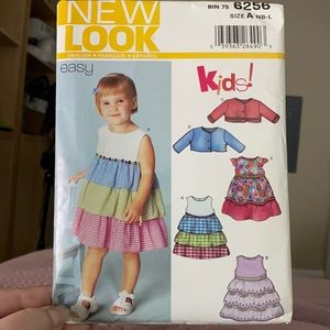 2003 New Look girls dresses and jackets pattern